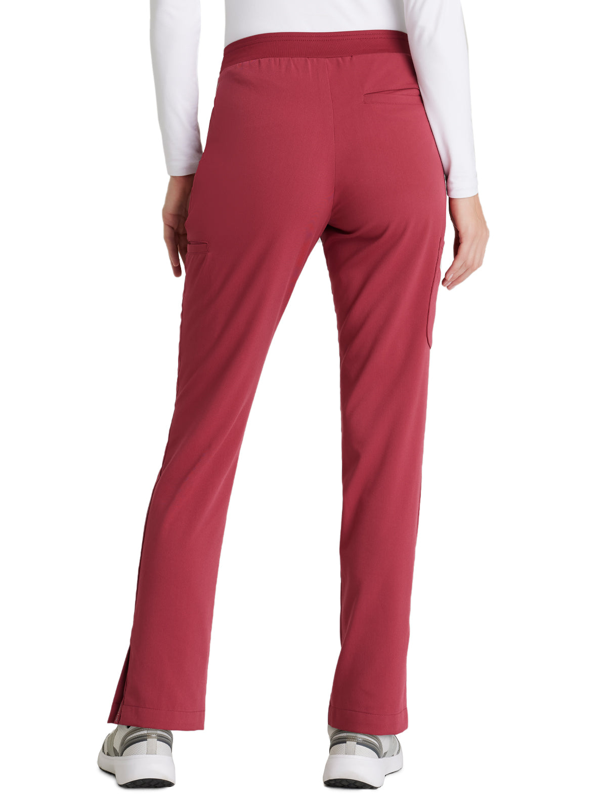 Women's 7-Pocket Serena Scrub Pant - GRSP526 - Maple Red