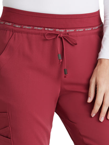 Women's 7-Pocket Serena Scrub Pant - GRSP526 - Maple Red