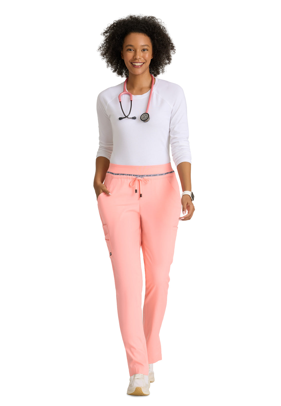 Women's 7-Pocket Serena Pant - GRSP526 - Bright Papaya