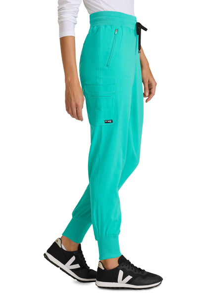 Women's Eden Jogger Scrub Pant - GRSP537 - Alpine Aqua