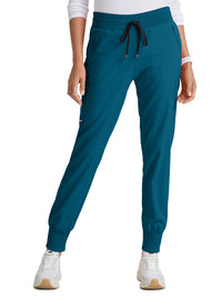 Women's Five-Pocket Eden Jogger Scrub Pant - GRSP537 - Bahama
