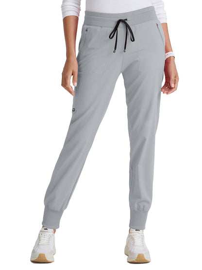 Women's Five-Pocket Eden Jogger Scrub Pant - GRSP537 - Moonstruck