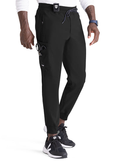 Men's Zip-Fly Murphy Jogger Pant - GRSP550 - Black
