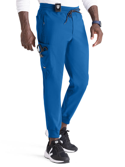 Men's Five-Pocket Murphy Jogger Scrub Pant - GRSP550 - New Royal