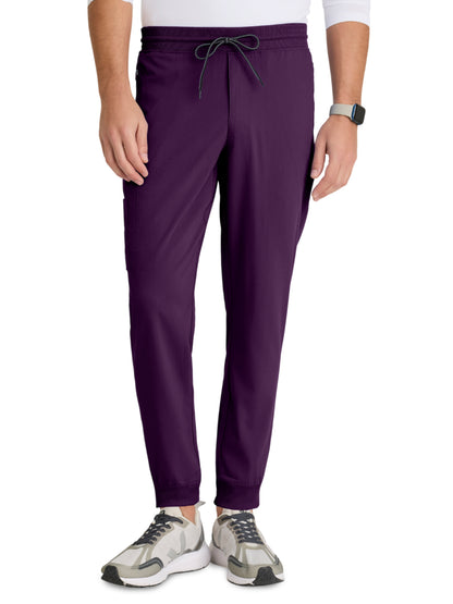 Men's Five-Pocket Murphy Jogger Scrub Pant - GRSP550 - Eggplant