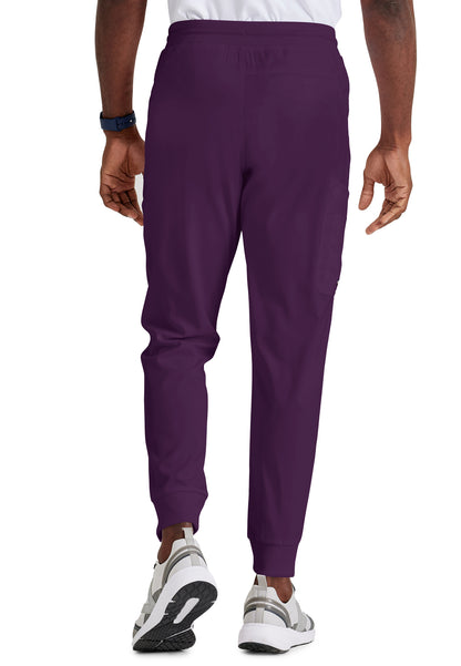 Men's Zip-Fly Murphy Jogger Scrub Pant - GRSP550 - Eggplant