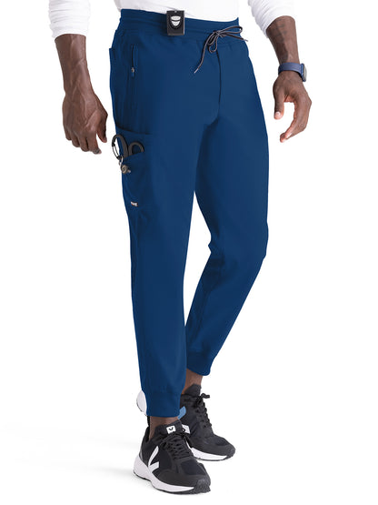 Men's Zip-Fly Murphy Jogger Pant - GRSP550 - Indigo (Navy)