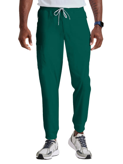 Men's Five-Pocket Murphy Jogger Scrub Pant - GRSP550 - Hunter Green