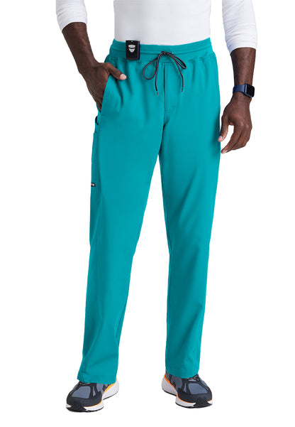 Men's 6 Pocket Straight Pant - GRSP617 - Teal