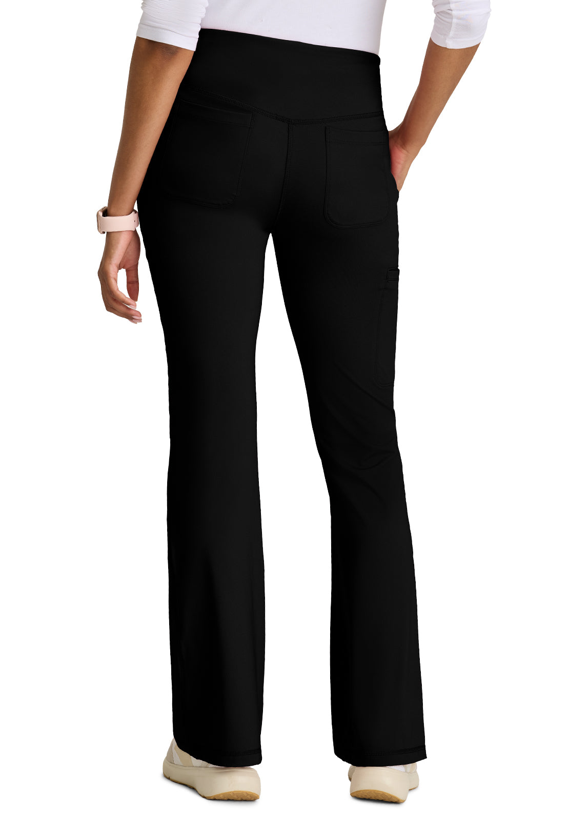 Five Pocket V-Front Waistband Swift Pant - GRSP684 - Black