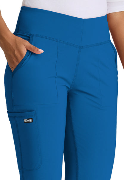 Five Pocket V-Front Waistband Swift Scrub Pant - GRSP684 - New Royal