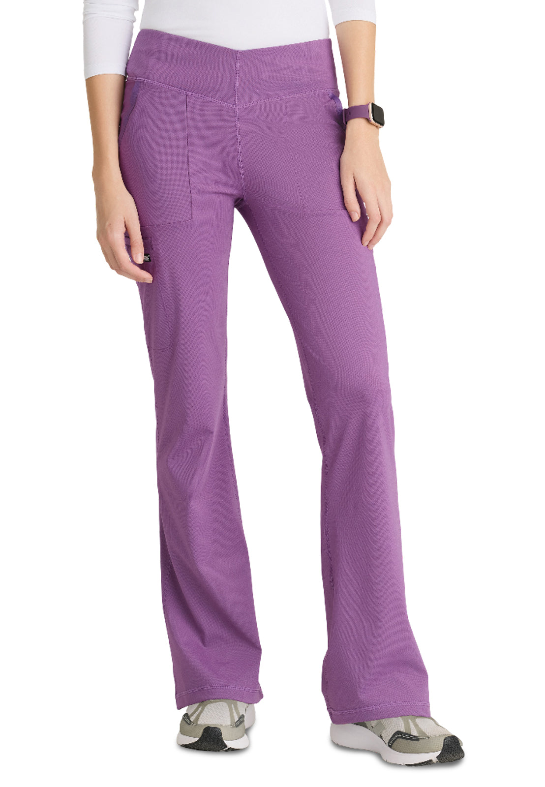 Women's Five Pocket V-Front Waistband Swift Pant - GRSP684 - Imperial Violet