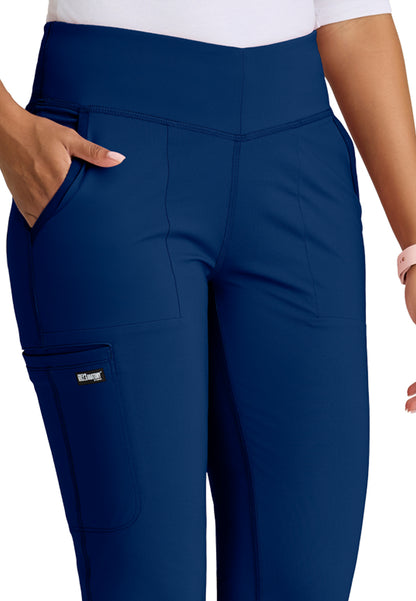 Five Pocket V-Front Waistband Swift Pant - GRSP684 - Indigo (Navy)