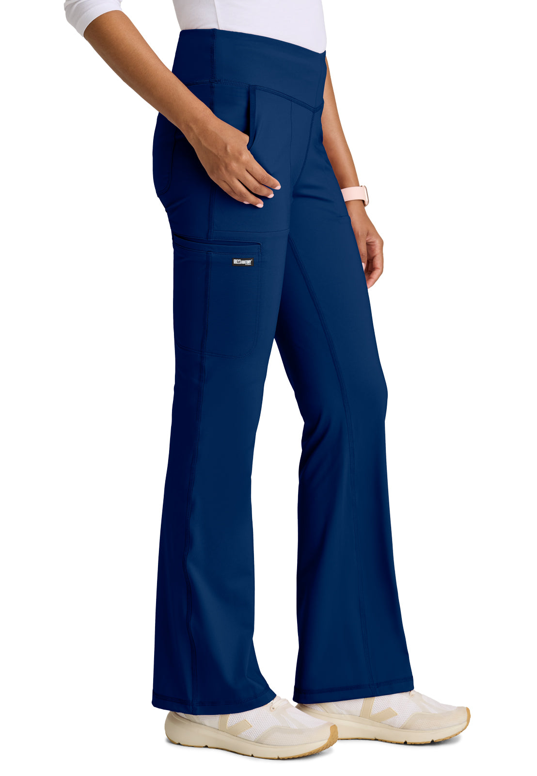 Five Pocket V-Front Waistband Swift Pant - GRSP684 - Indigo (Navy)