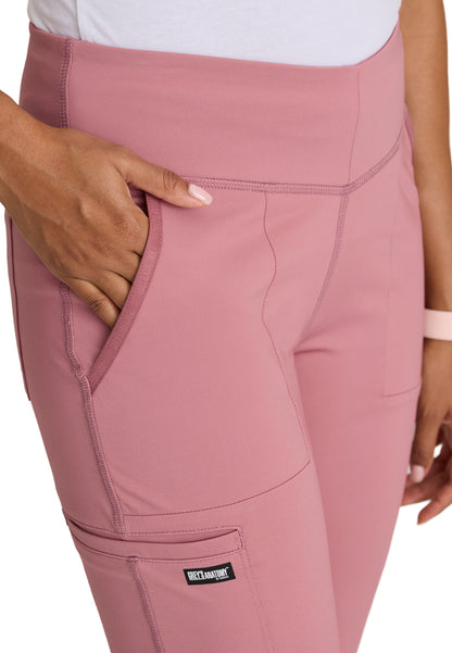 Five Pocket V-Front Waistband Swift Scrub Pant - GRSP684 - Canyon Pink