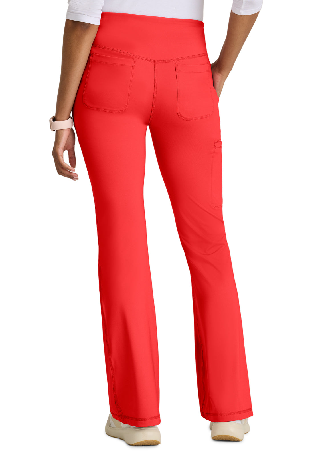 Five Pocket V-Front Waistband Swift Pant - GRSP684 - Radiant Coral