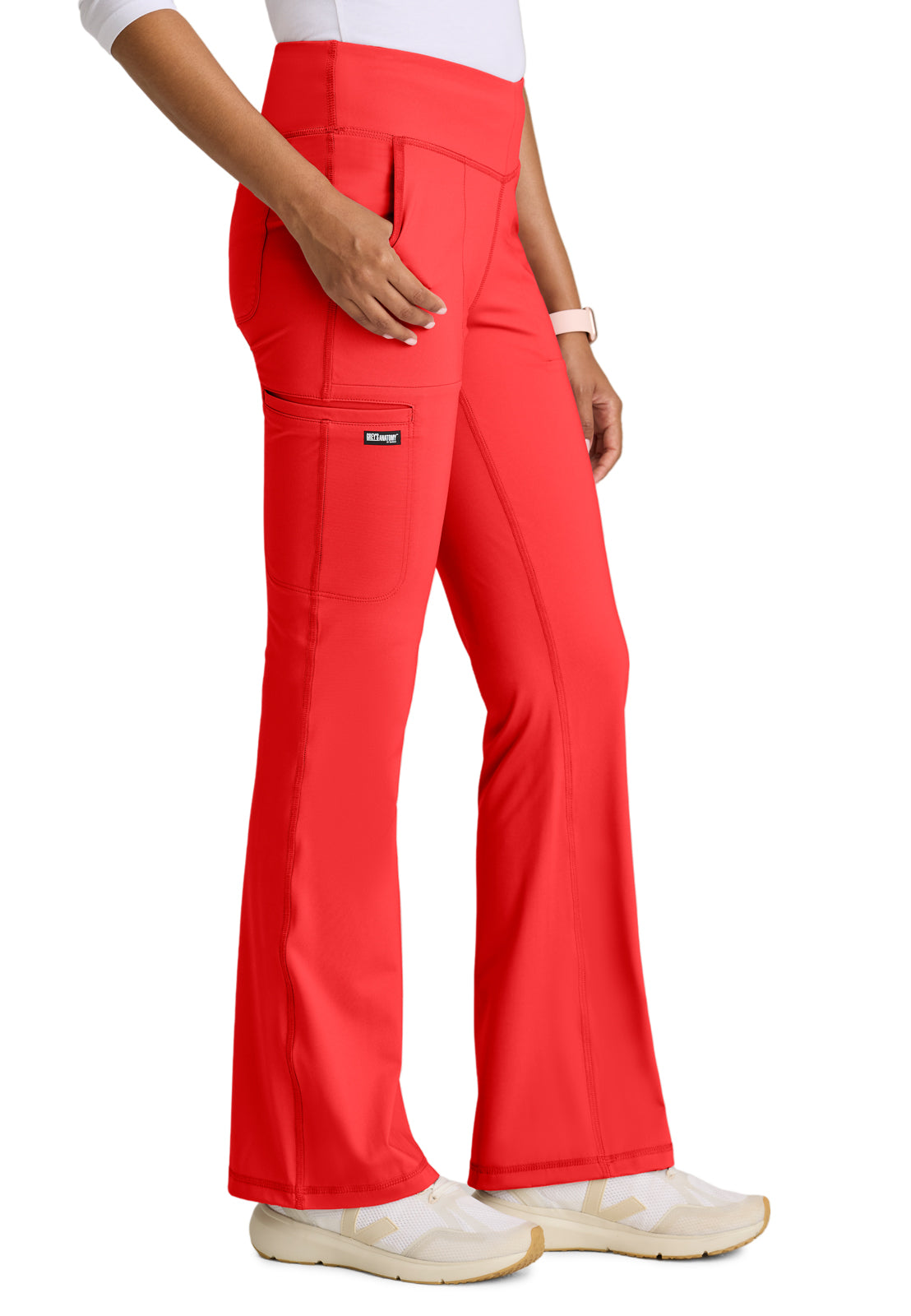 Five Pocket V-Front Waistband Swift Pant - GRSP684 - Radiant Coral