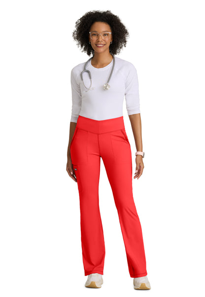 Five Pocket V-Front Waistband Swift Pant - GRSP684 - Radiant Coral