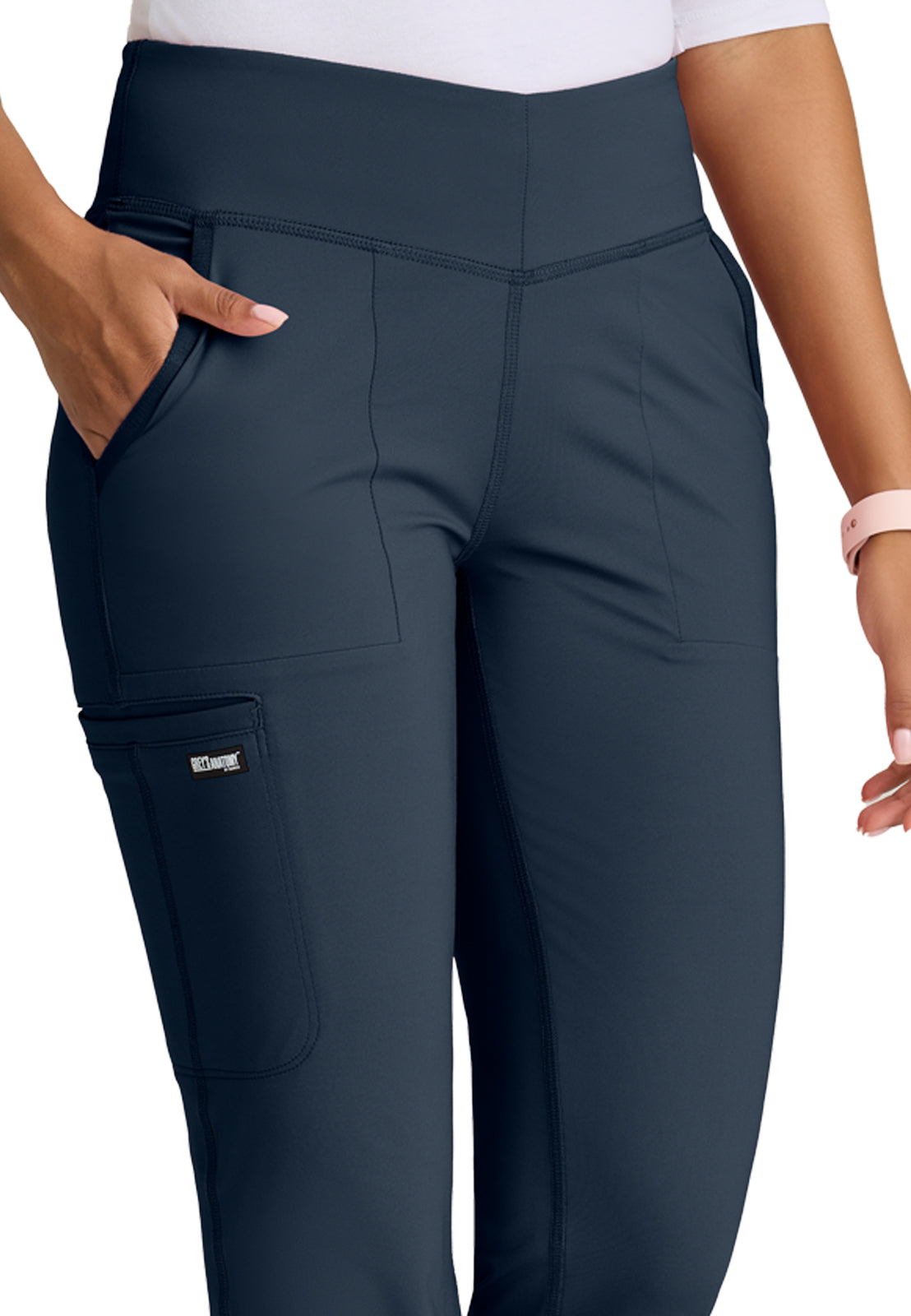 Five Pocket V-Front Waistband Swift Pant - GRSP684 - Steel