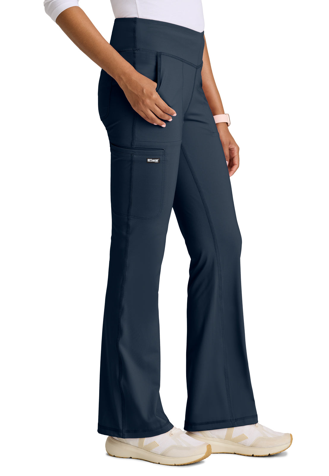 Five Pocket V-Front Waistband Swift Pant - GRSP684 - Steel