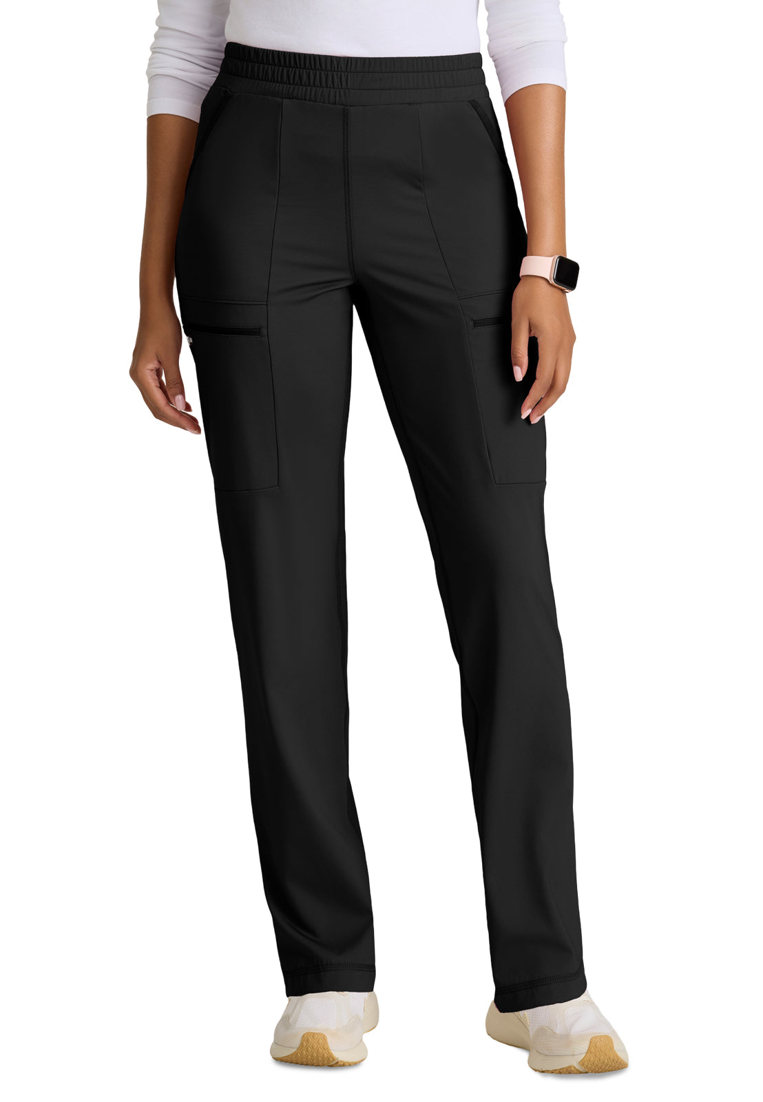 Women's Six Pocket Drawcord Momentum Pant - GRSP685 - Black