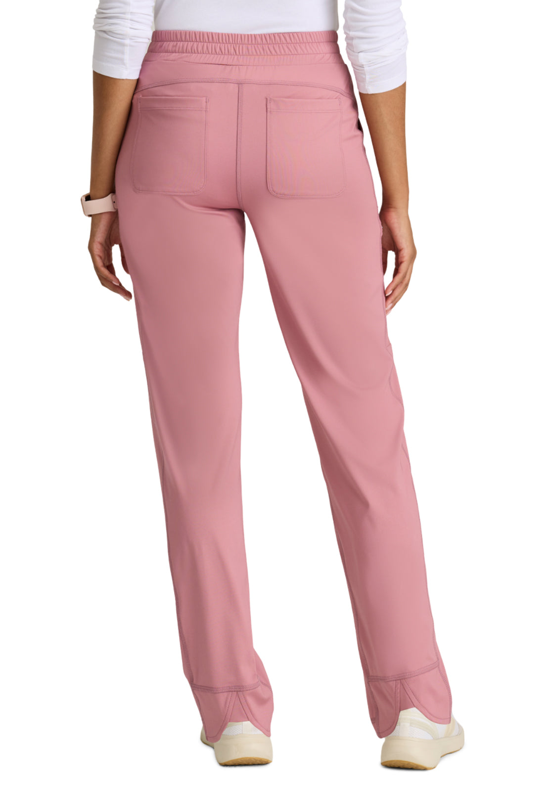 Six Pocket Drawcord Momentum Scrub Pant - GRSP685 - Canyon Pink