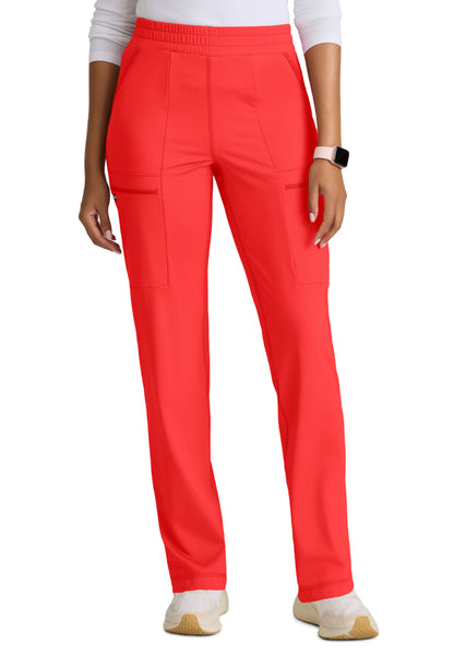 Six Pocket Drawcord Momentum Pant - GRSP685 - Radiant Coral