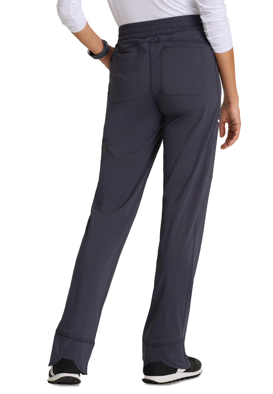 Six Pocket Drawcord Momentum Scrub Pant - GRSP685 - Steel