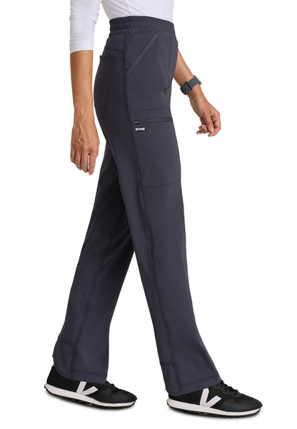 Six Pocket Drawcord Momentum Scrub Pant - GRSP685 - Steel