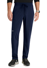 Men's Four-Pocket Slim Focus Scrub Pant - GRSP706 - Indigo (Navy)