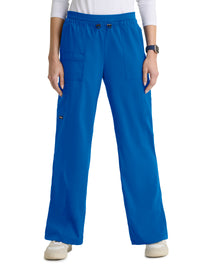 Women's Seven-Pocket Jersey Knit Trim Nina Pant - GRSP747 - New Royal