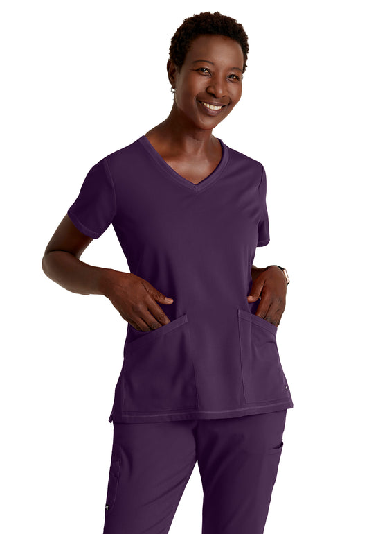 Women's Serena Top - GRST045 - Eggplant