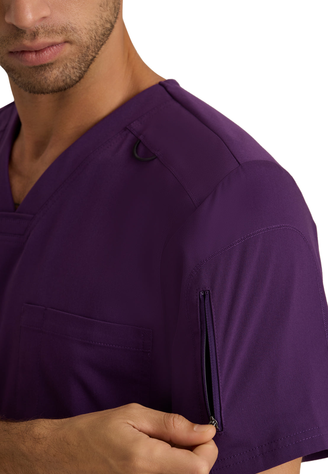 Men's Murphy Top - GRST079 - Eggplant