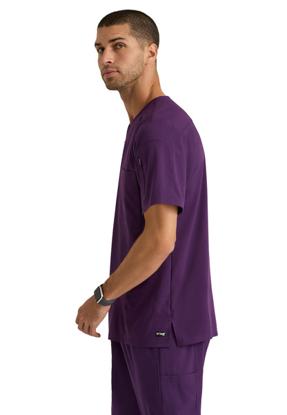 Men's Murphy Top - GRST079 - Eggplant