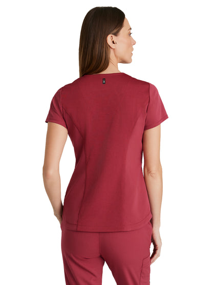 Women's Capri Top - GRST136 - Maple Red