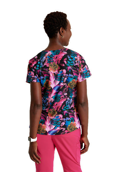 Women's Print Top - GRST154 - Spring Garden