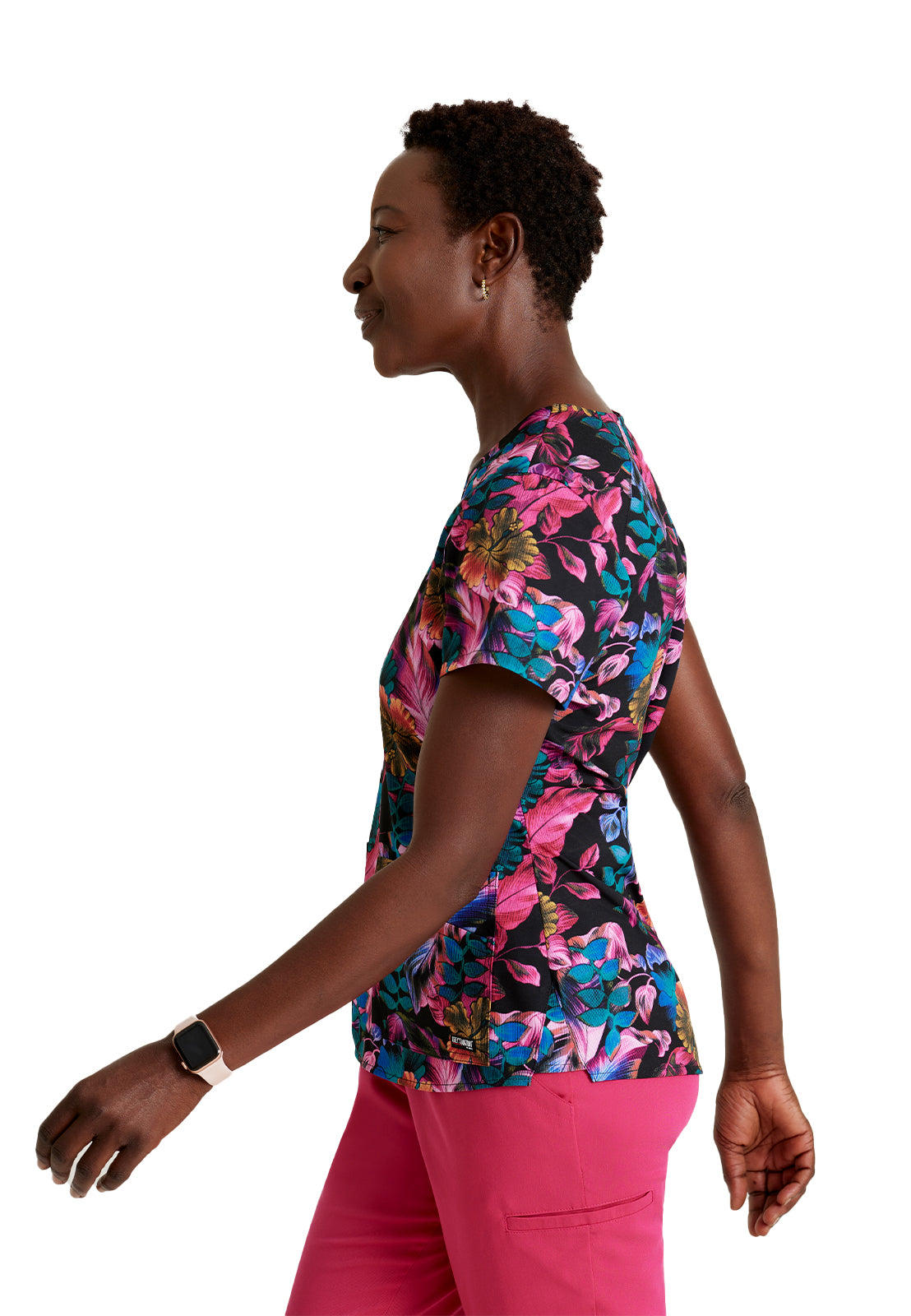 Women's Print Top - GRST154 - Palm Garden