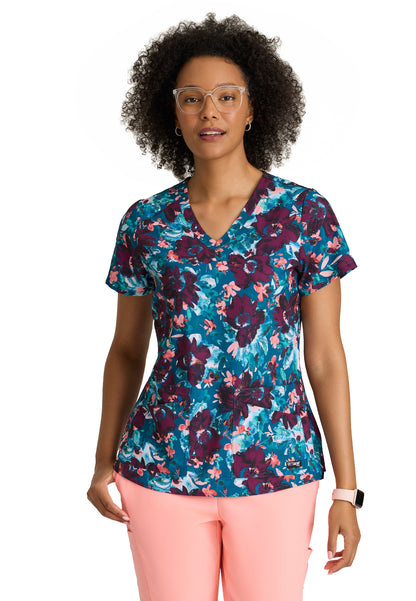 Women's Print Top - GRST154 - Spring Meadow