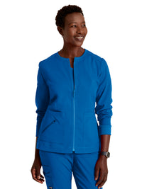 Women's Three-Pocket Millie Warm-Up Jacket - GRSW017 - New Royal