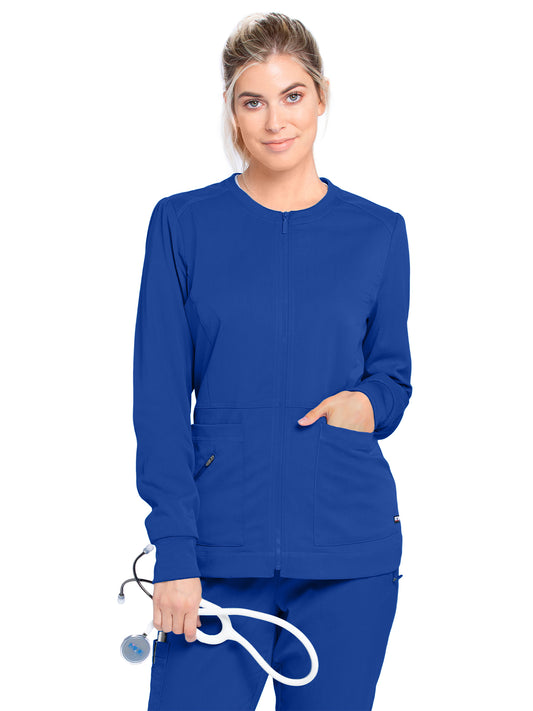 Women's Three-Pocket Millie Warm-Up Jacket - GRSW017 - Galaxy