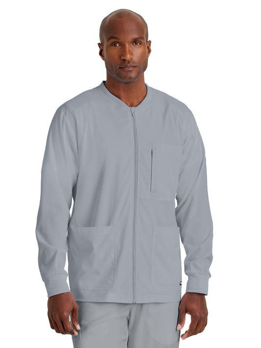 Men's Five-Pocket React Warm-Up Scrub Jacket - GRSW871 - Moonstruck
