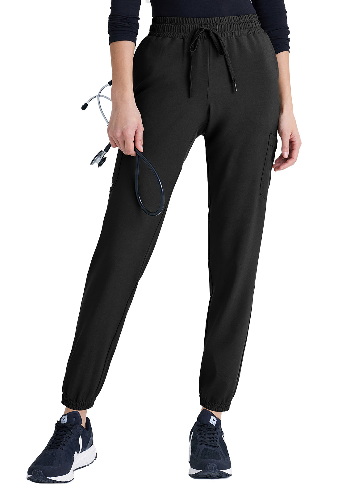 Women's Six-Pocket Terra Jogger Pant - GSSP625 - Black