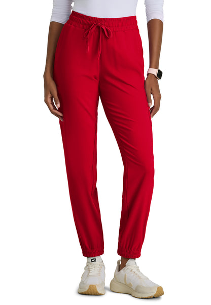 Women's Six-Pocket Terra Jogger Scrub Pant - GSSP625 - True Red