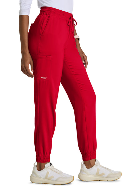 Women's Six-Pocket Terra Jogger Scrub Pant - GSSP625 - True Red