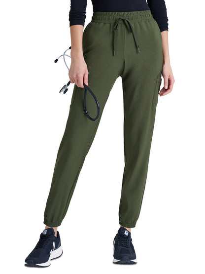 Women's Six-Pocket Terra Jogger Scrub Pant - GSSP625 - Fern