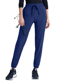 Women's Six-Pocket Terra Jogger Scrub Pant - GSSP625 - Indigo (Navy)