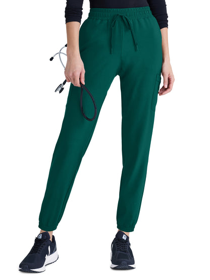 Women's Six-Pocket Terra Jogger Scrub Pant - GSSP625 - Hunter Green