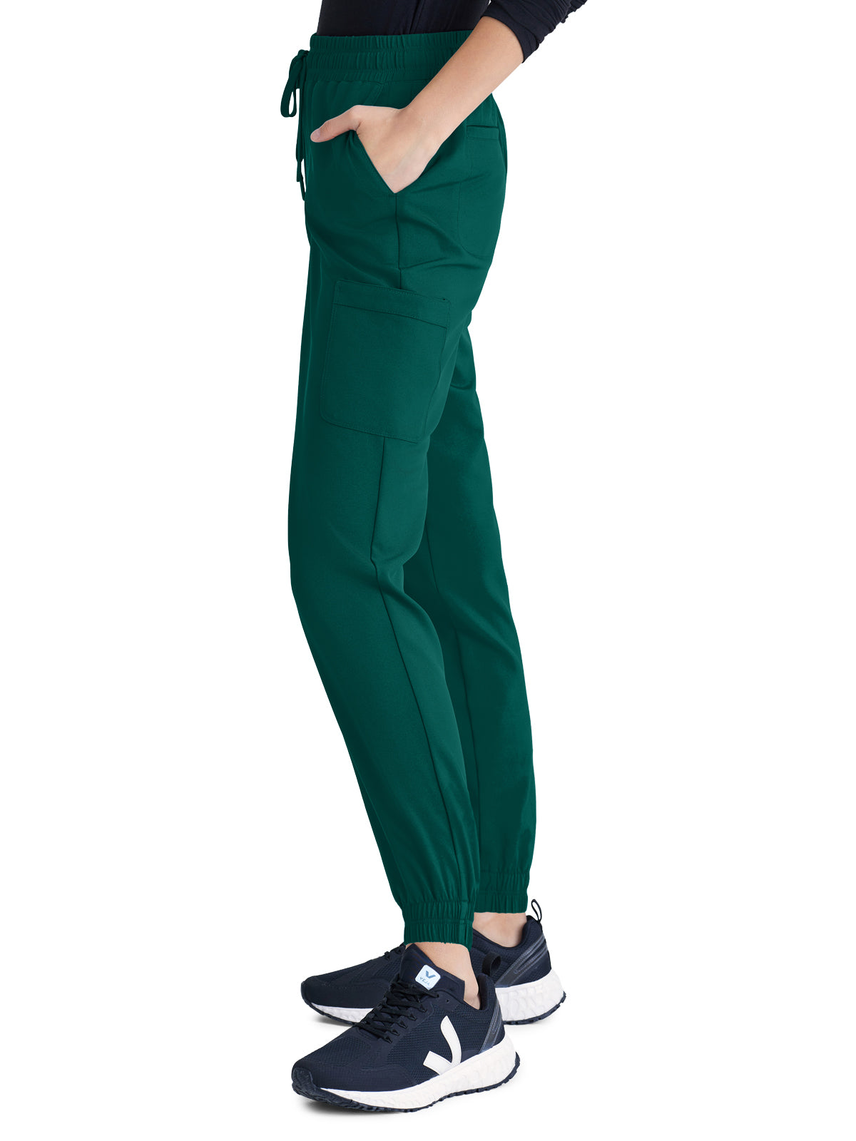 Women's Six-Pocket Terra Jogger Scrub Pant - GSSP625 - Hunter Green