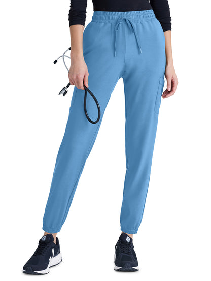 Women's Six-Pocket Terra Jogger Scrub Pant - GSSP625 - Ciel Blue