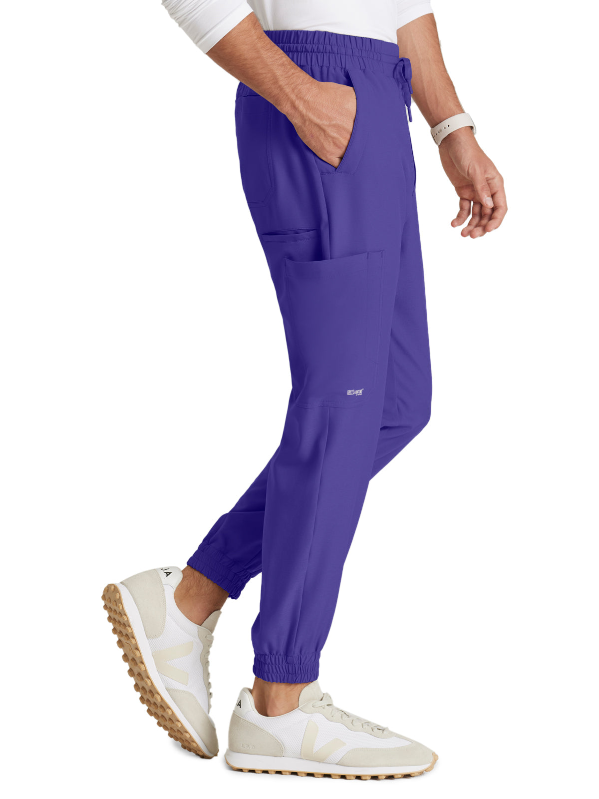 Men's Five-Pocket Voyager Jogger Scrub Pant - GSSP626 - New Grape